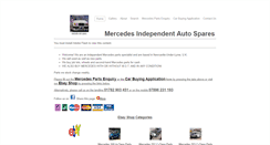 Desktop Screenshot of mercedes-auto-spares.com